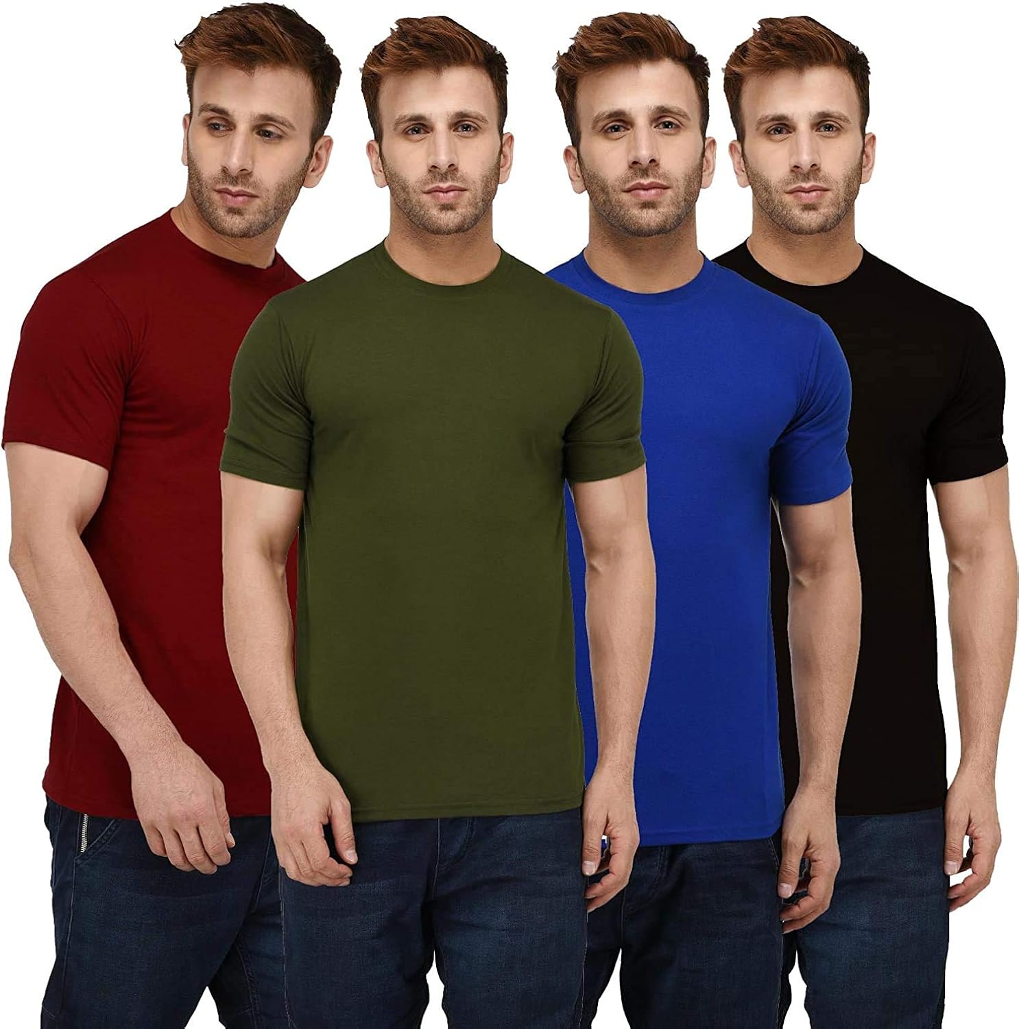 Buy Wear Forward Men's Regular Fit T-Shirt Design at Amazon.in