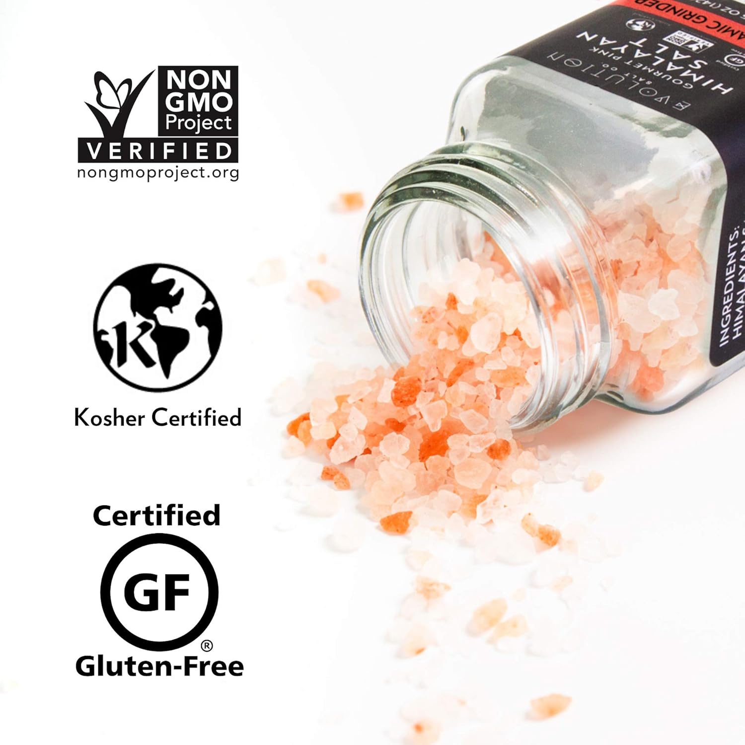 Evolution Salt Gourmet Pink Himalayan Fine Grind, 5 lb : Grocery & Gourmet Food