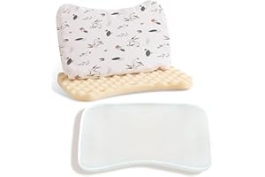 WITTOP Toddler Pillow for Sleeping, 2-5 Year Old Small Pillow for Kids, Adjustable and Machine Washable