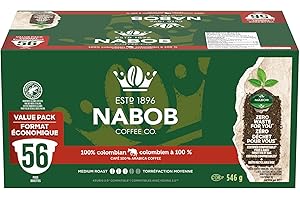 Nabob 100% Colombian Coffee Certified Compostable Pods, 546 g Box