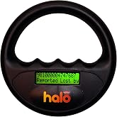 Pet Technology Store Halo Microchip Scanner Black,135mm Durchmesser X 33mm