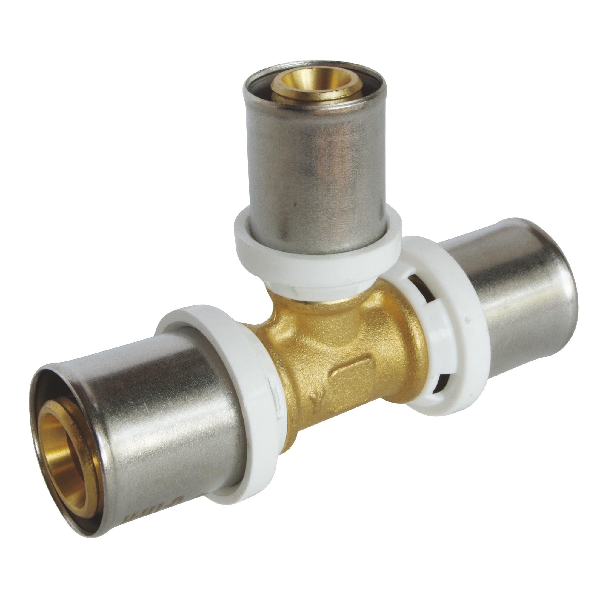 Somatherm / 5720-20-16-20 Tee MC Reducing Crimp D20/16/20, Grey