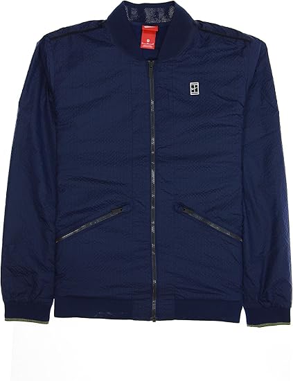 nike bomber jacket blue
