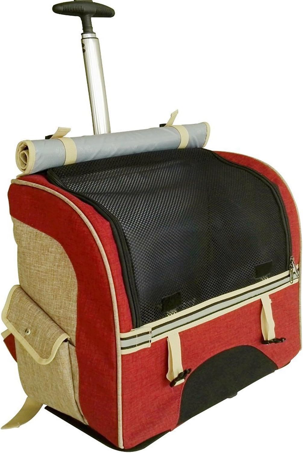 Amazon Lipointjp キャリーバッグ ペット バッグ キャスター付 小型犬 猫 着脱式 3way リュック キャリー 手持ち