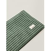 WENSHUO Frosted Pines-Striped Pure Cotton Bath Towel,100% Combed Cotton,Luxury Shower Towel,Super Absorbent(Pack of 1) (55.12" L × 27.56" W)