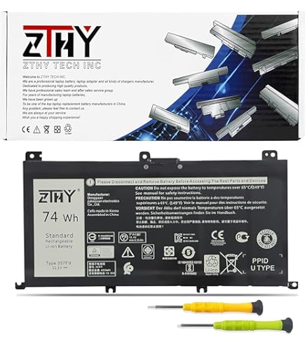 KHlove 357F9 Battery for Dell Inspiron15 7566 7567 7557 7559 I7559 5576