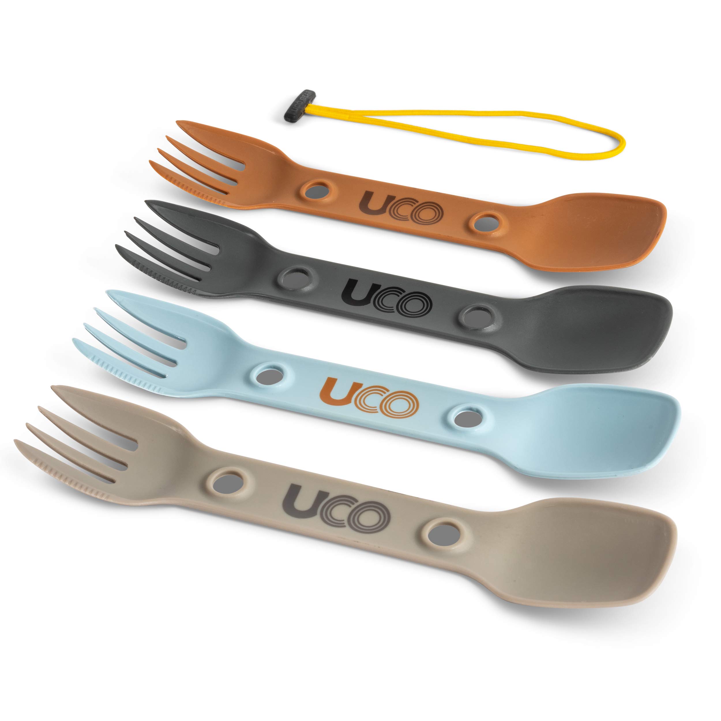 UCO Utility Spork 4 Pack with Tether Venture