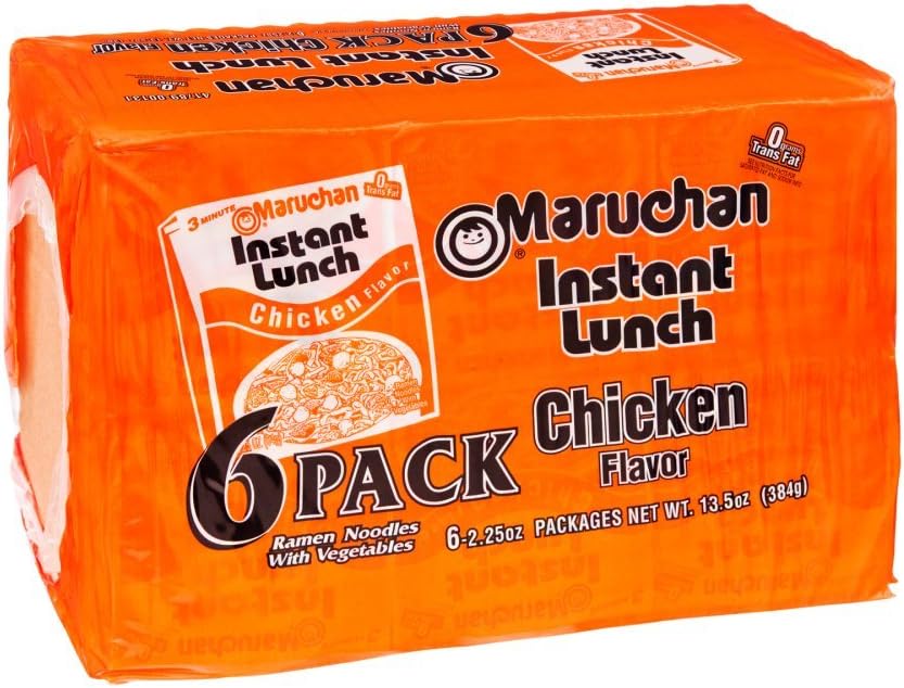 Maruchan Instant Lunch, Chicken, 6-pack, 13.5 oz