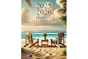 2025-2026 Monthly Planner: 2-Year From (January 2025 to December 2026) with Holidays and Inspirational Quotes