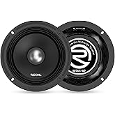 Recoil MS65-8P 6.5-Inch Pro Audio Midrange Speakers, 600W Max / 300W RMS Pair, 8 Ohm, 1.5" Kapton Voice Coil.
