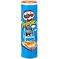 Pringles Potato Crisps Salt & Vinegar, 5.96 oz Can (Pack of 12)