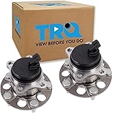 TRQ Rear Left and Right Wheel Bearing and Hub Assembly Set 2 Piece Compatible with 2017-2020 Hyundai Elantra Eco SE Value Edition Limited 2018-2020 Elantra SEL 2018-2022 Kona Front Wheel Drive