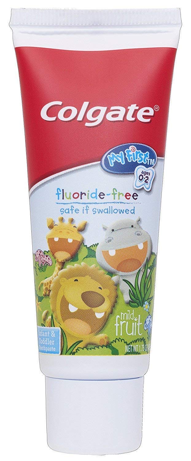 Colgate My First Baby and Toddler Toothpaste, Fluoride Free 1.75 ounce (6 eBay