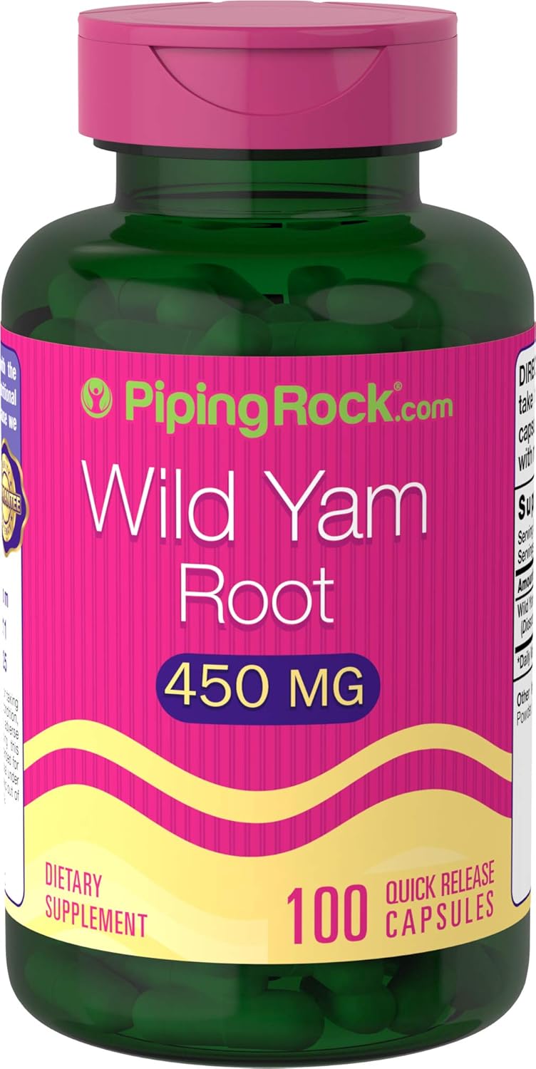 Wild Yam Root 450mg 100 Capsules Everything Else