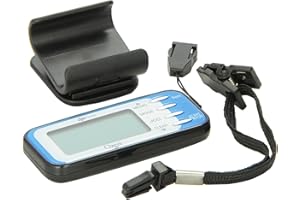 Ozeri 4x3runner Pocket 3D Pedometer and Activity Tracker with Dual Walking & Running Mode Technology