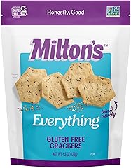 Milton's Gluten Free Crackers, Everything - Everything Bagel Inspired, Non-GMO Project Verified, Kosher, Certified Gluten Fre
