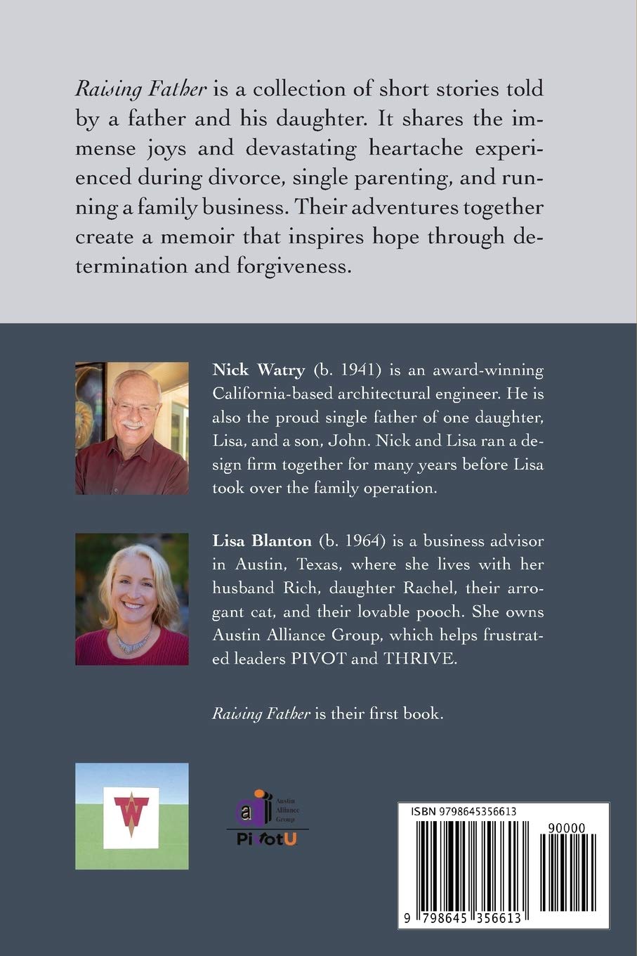 Raising Father A Father Daughter Adventure Memoir Watry Nick Blanton Lisa Amazon De Bucher