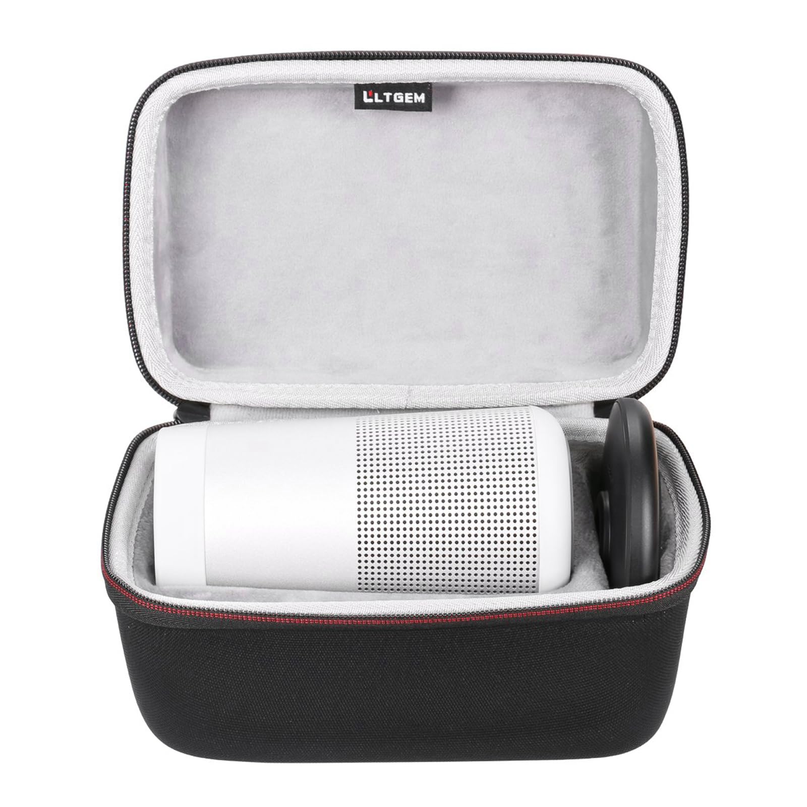 LTGEM Case for Bose SoundLink Revolve Bluetooth Speaker Fits Charger and Cablet-Black