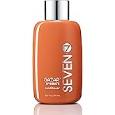 SEVEN Hair Care Gazar Hydrate Conditioner for Women & Men, Anti-Frizz, Moisturize Dry Hair, Sulfate + Paraben Free, Cruelty Free with Argan Oil, Jojoba & Biotin, Made in USA
