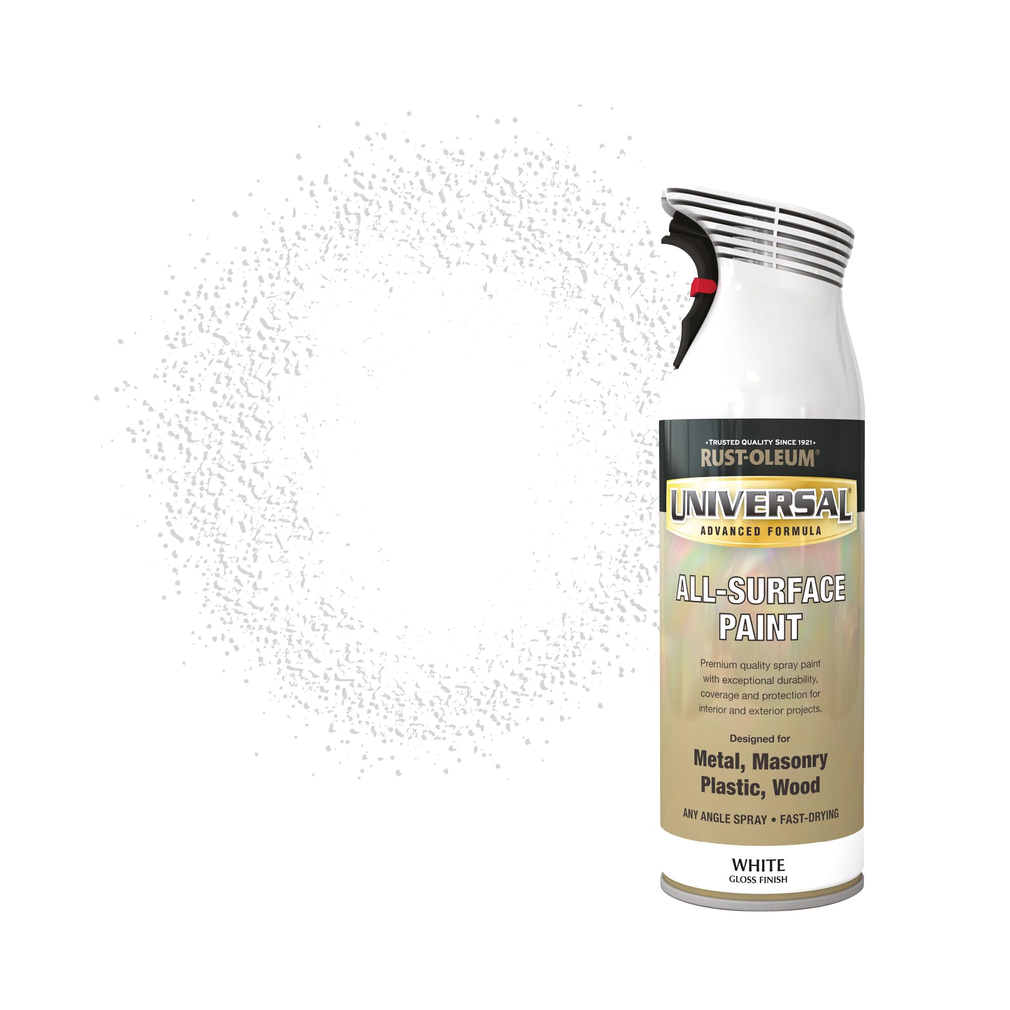Rust-Oleum 400ml Universal Spray Paint - Gloss White