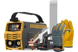 TOOLIOM 135A 110/220V Dual Voltage Mini Stick Welder Lift TIG Welder with LCD Display Portable Welding Machine with Hot Start, Arc Force and Anti-Stick