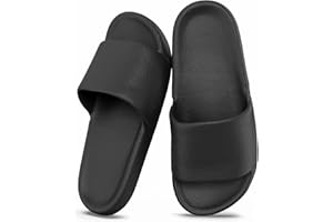 Kattmas Non-Slip Shower Shoes for Men & Women - House Slippers with Arch Support Quick-Drying, Non-Slip - Cloud Slides Sandals Pool - Perfect for Home, Beach, and Travel