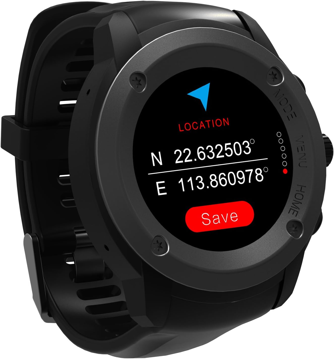 GPS Running Watch Heart Rate Monitor Wrist Sport Watch Smart Notifications GPS Smart Watch for Men Women Multi-Sports Modes Compatible Phone with 3-4 Days Standby Charging Station