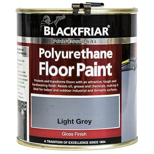 Blackfriar Anti Slip Floor and Step Safety Paint Light Grey 1 Litre