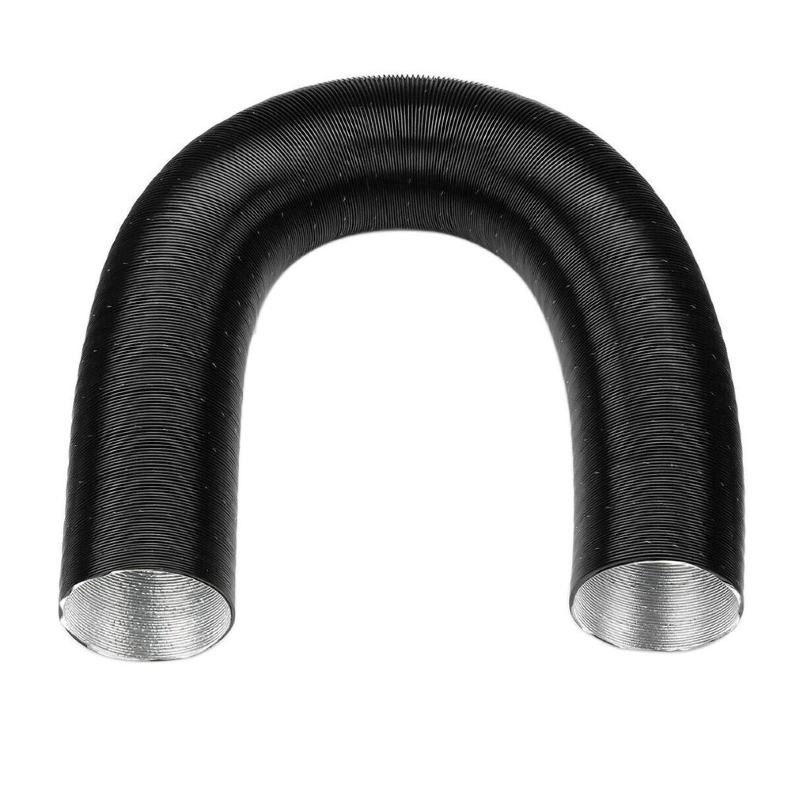 ORETG45 42/60/75mm Aluminum Foil Ripple Air Inlet Pipe, Air Ducting Outlet Hose Parking Combustion Repair Spare for Warm Air Heater