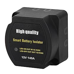 Jtron 12V 140 Amp Dual Battery Smart Isolator