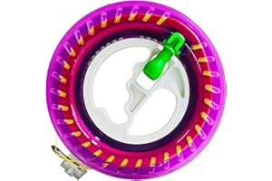 MAIFLHMAI Kite String Reel,Kite Line Winder Come with Lock,6 inches Kite Wheel and Line - Smooth Winding & Enhanced Control for Outdoor Kites, Ideal for Kids, Adults and Toddlers