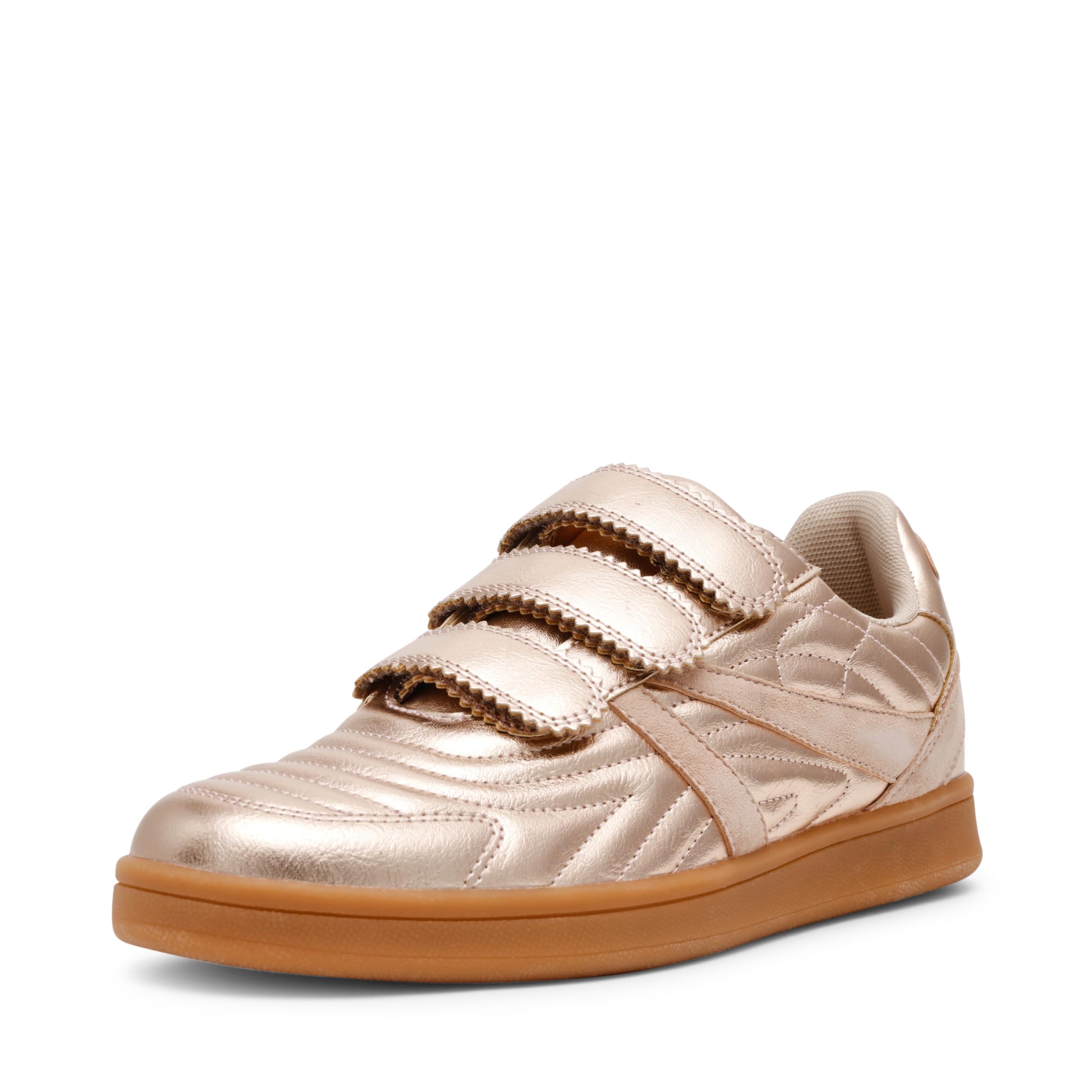 Steve Madden Women’s Macer Sneaker, Rose Gold, 9.5