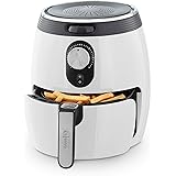 DASH DMAF355GBWH02 Deluxe Electric Air Fryer + Oven Cooker with Temperature Control, Non Stick Fry Basket, Recipe Guide + Aut
