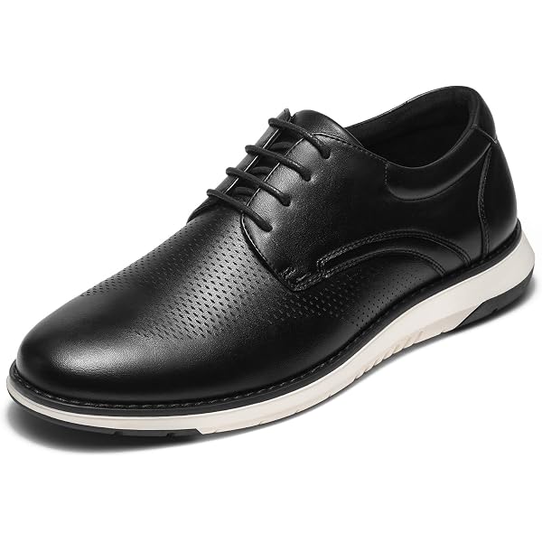 Casual Dress Oxford Shoes Men\'s Black Business Formal Comfort Wingtip Sneaker Bruno Marc Men main image 2