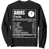Aries Facts Zodiac Sign Sweatshirt