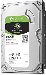 Seagate Barracuda 500GB Internal Hard Drive 7200 RPM SATA3 Silver