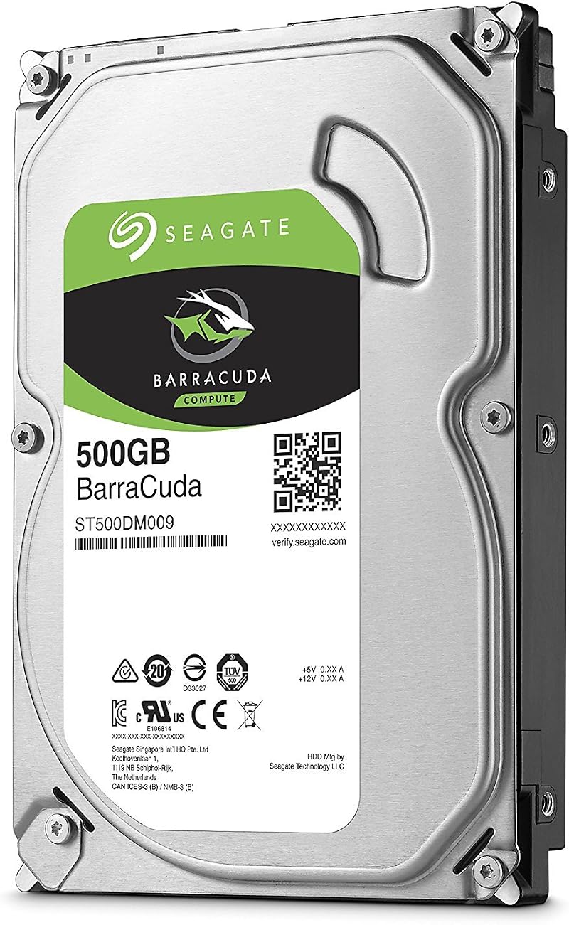 Seagate Barracuda 500GB Internal Hard Drive 7200 RPM SATA3 Silver