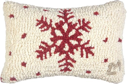 Amazon Com Chandler 4 Corners Red Flake Snowflake On White 8 X12
