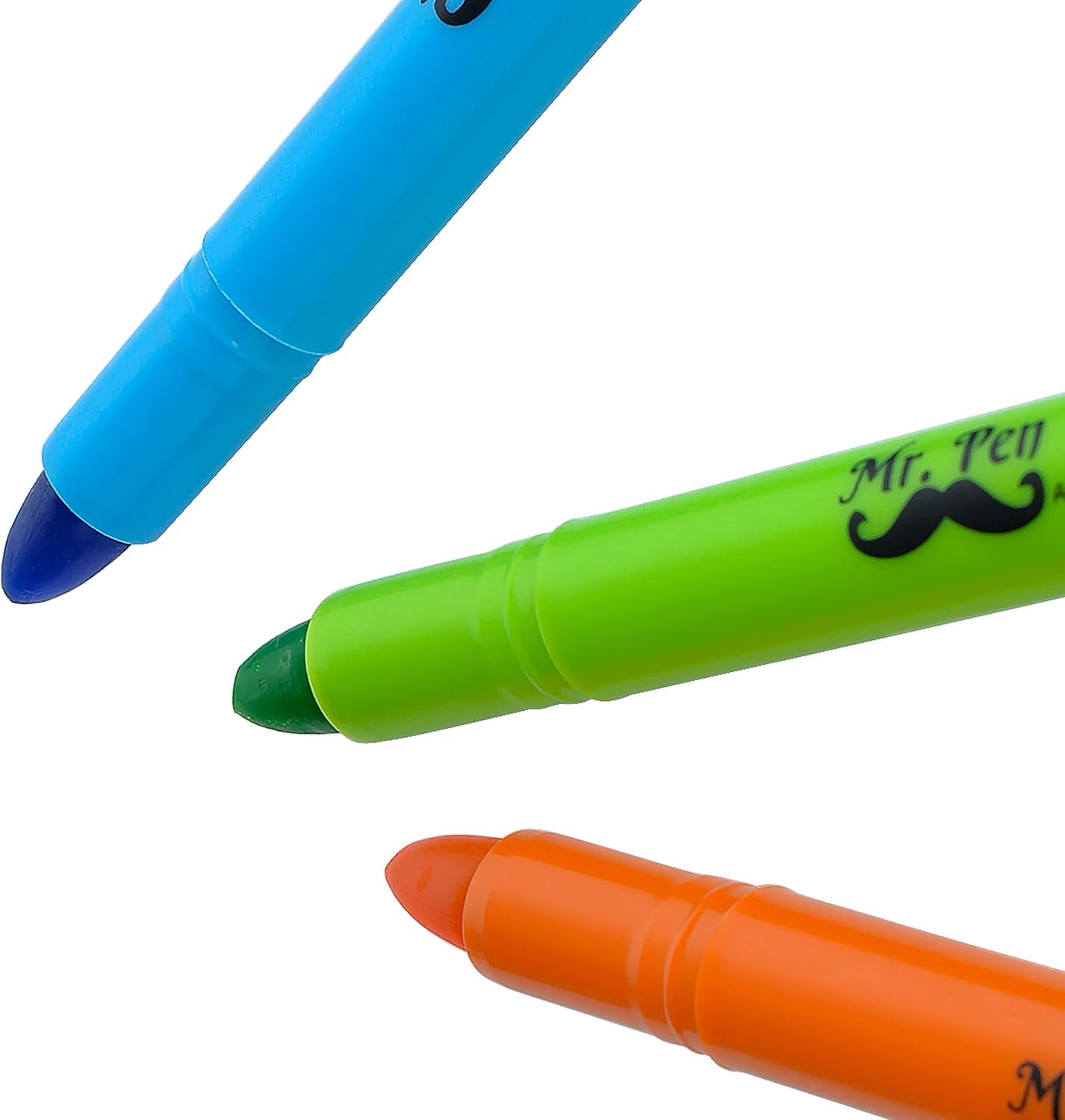 Mr. Pen No Bleed Gel Highlighter, Bible Highlighters, Assorted Colors, Pack of 8 : Office Products