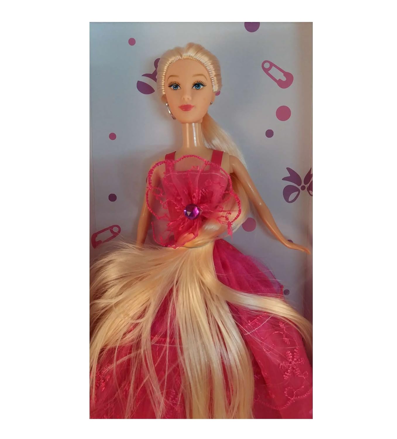 pink colour barbie doll