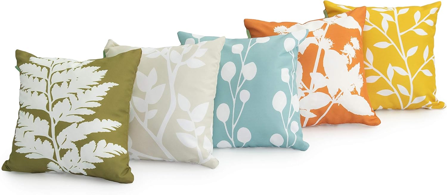 Gardenista Decorative Garden Cushion Cover Set 45x45 cm 5 PACK