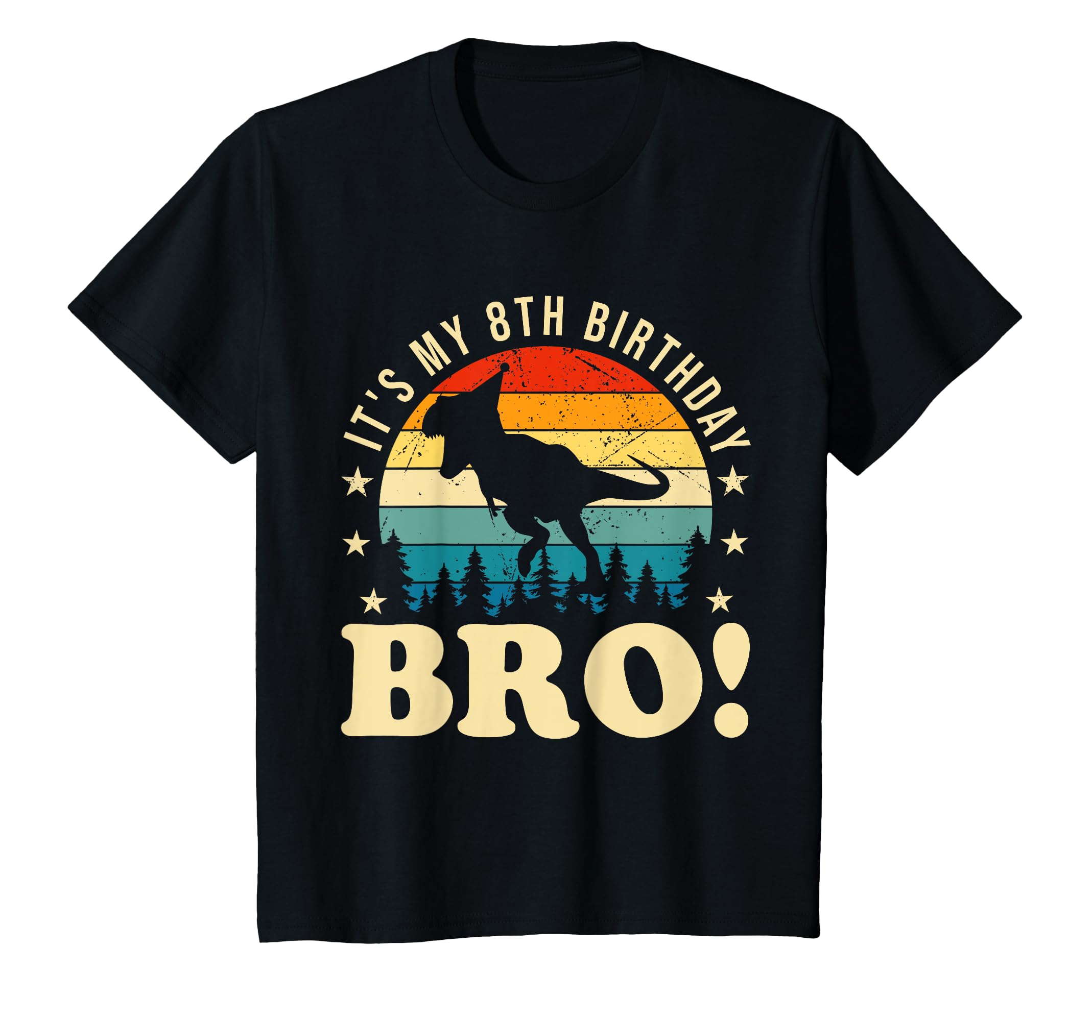 Photo 1 of Kids Kids 8 Year Old Shirt 8th Birthday Boy T Rex Dinosaur T-Shirt