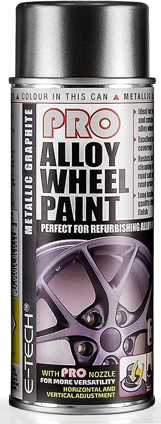 MP Essentials PRO 400ml Aerosol Spray Alloy Wheel Refurbish, Refresh & Customise Paint (Metallic Graphite) - Image 3