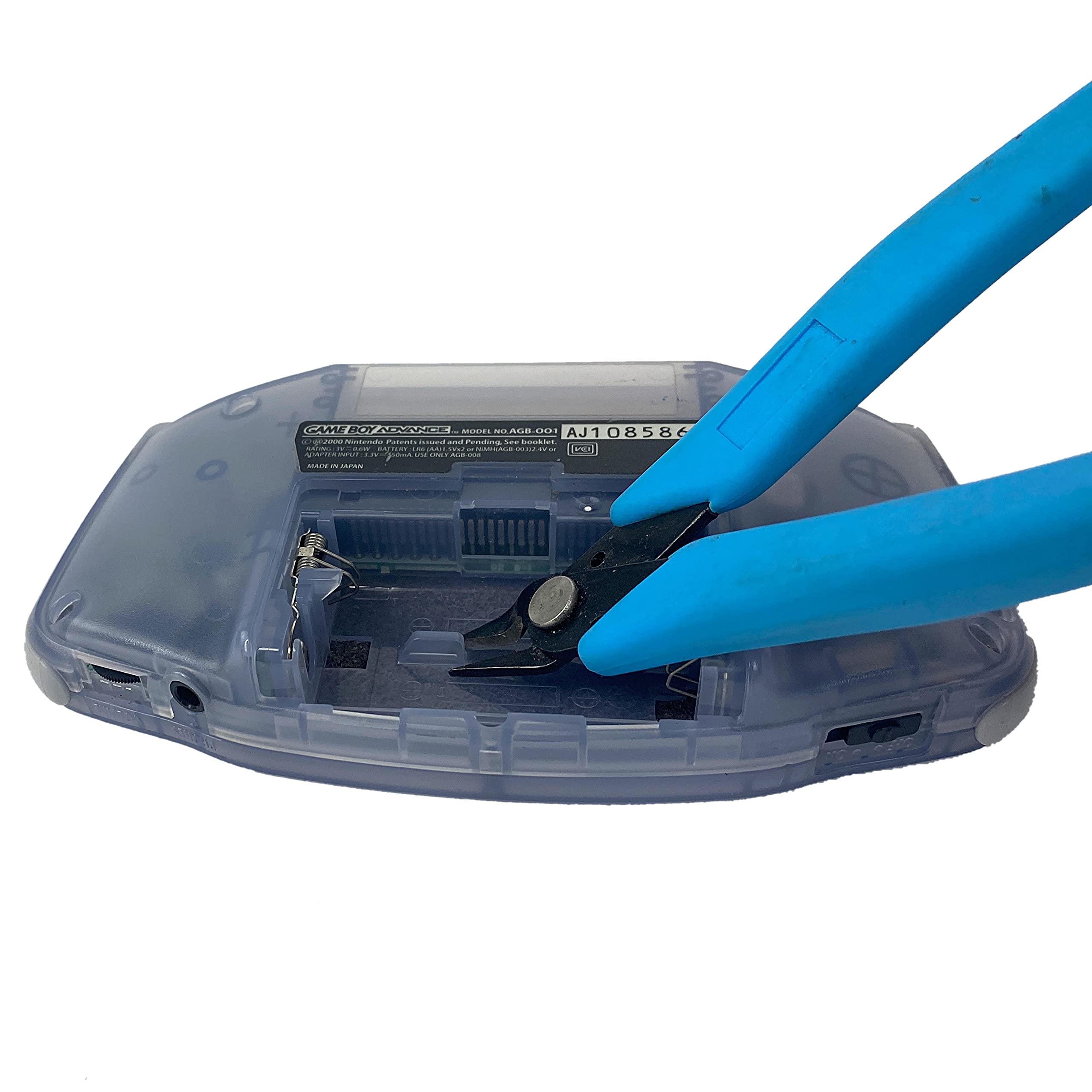 Gameboy Advance Rechargeable Battery 1500mAh USB-C Lithium LiPo Mod for Nintendo GBA / AGB-001 (None (Battery Only))
