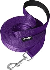 Loutep Training Lead for Dogs 3m 5m 10m 15m 20m 25m 30m Nylon Leash with Padded