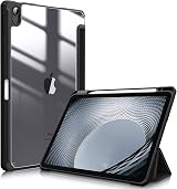 FINTIE Hybrid Case for iPad Air 11 M4/M3/M2 2026-2024, 5th/4th Gen 10.9 Clear