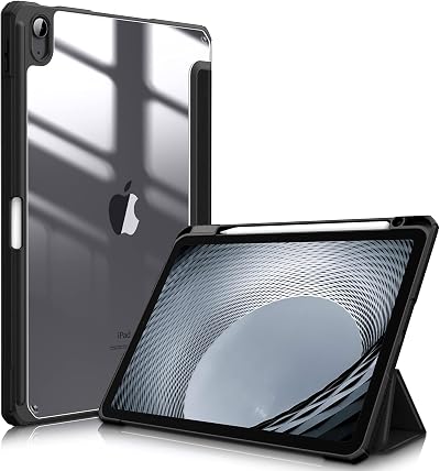 FINTIE Hybrid Case for iPad Air 11 M4/M3/M2 2026-2024, 5th/4th Gen 10.9 Clear