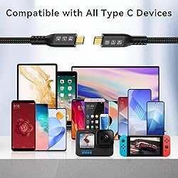 ConnBull Thunderbolt 4 Cable 40Gbps High Speed USB