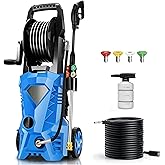 Imdot 5000PSI Electric Pressure Washer 2026 2.8GPM High Power Washer with 4 Pressure Nozzle and Soap Bottle for Home, Car Washing, Fence Cleaning, Patio (Blue)