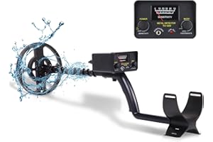 VIETORA EUD Long Distance Waterproof Metal Detector with Enhanced Precision-Gold Detector with All Metal & DISC Modes, 8” IP68 Waterproof Search Coil&Adjustable Length Stem for Gold, Coin, and Treasure Hunting